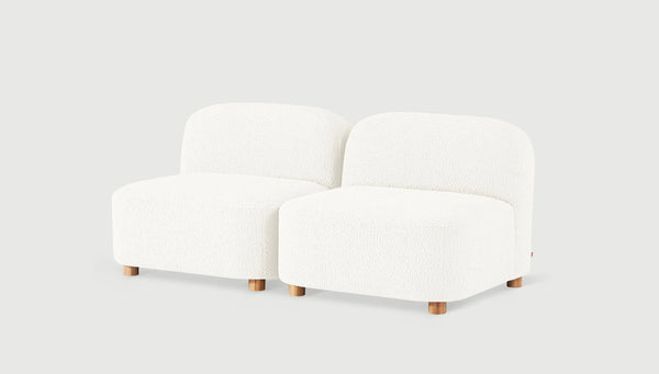 Circuit Modular 2-Piece Armless Sofa