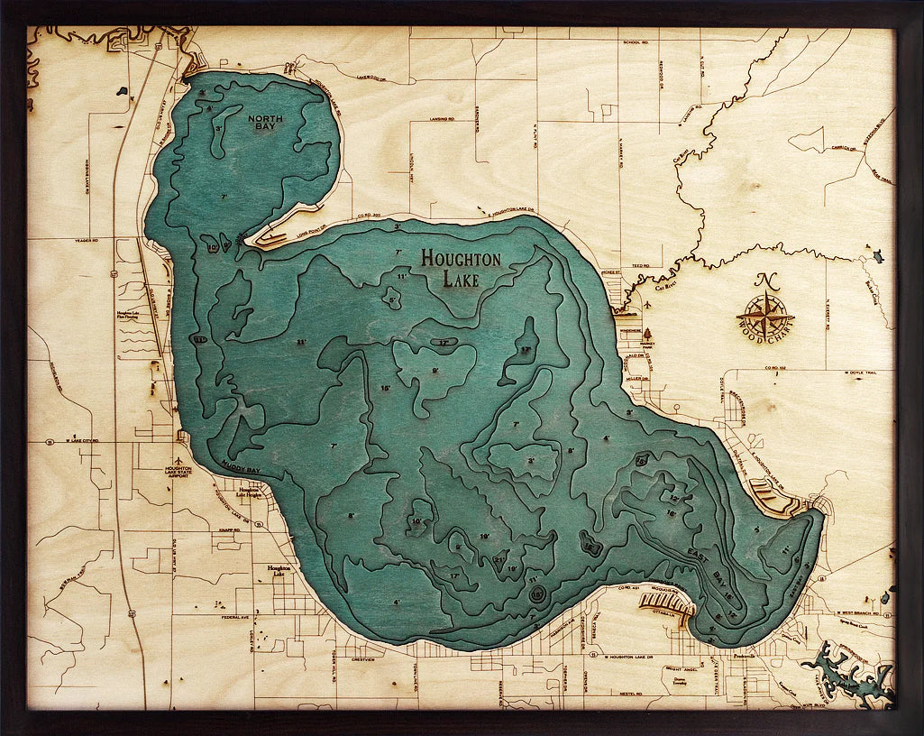 Houghton Lake Wood Chart