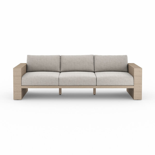 Leroy Outdoor Sofa, Washed Brown