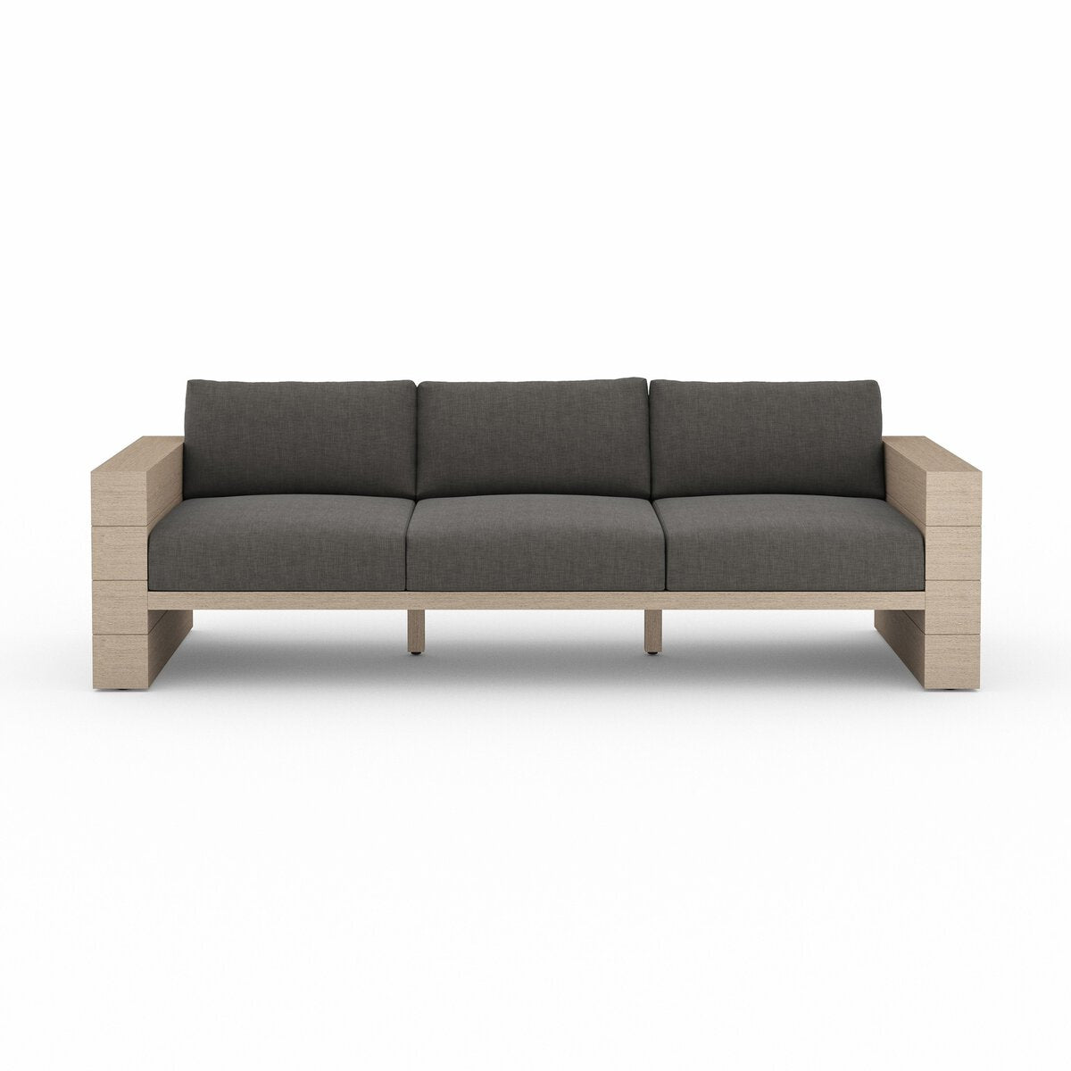 Leroy Outdoor Sofa, Washed Brown