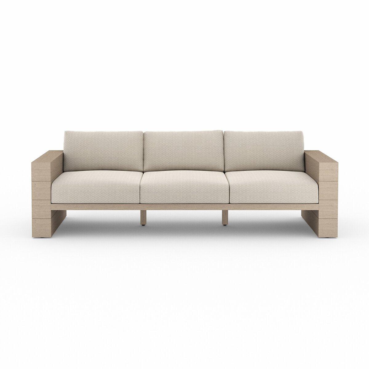 Leroy Outdoor Sofa, Washed Brown