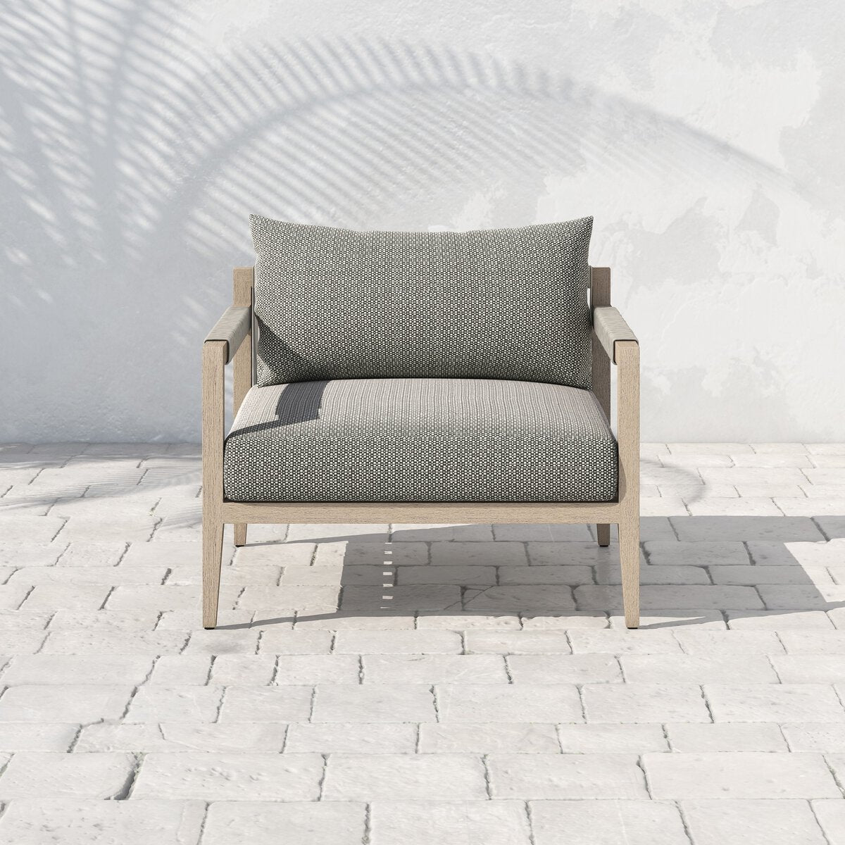 Sherwood Outdoor Chair, Washed Brown