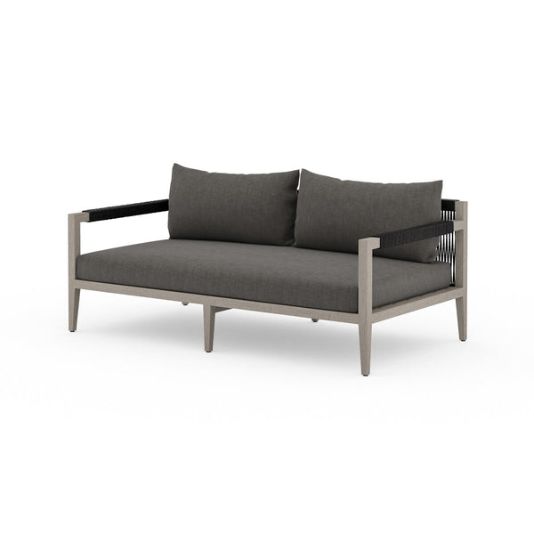 Sherwood Outdoor Sofa, Weathered Grey