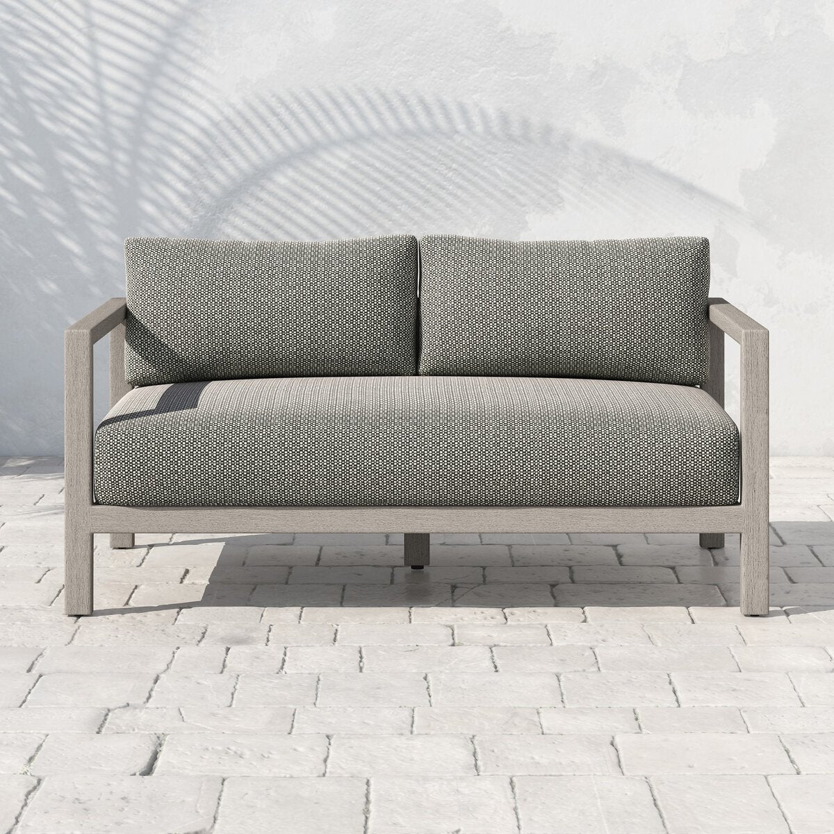 Sonoma Outdoor Sofa, Weathered Grey