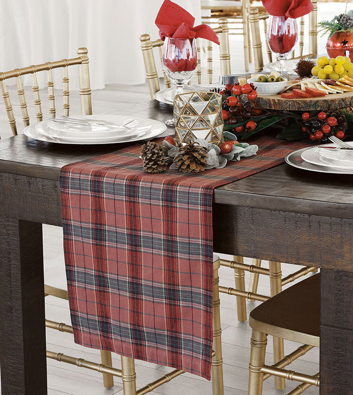 Studio 773 Lennox Plaid Table Runner