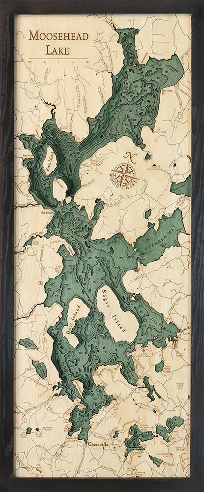 Moosehead Lake Wood Chart