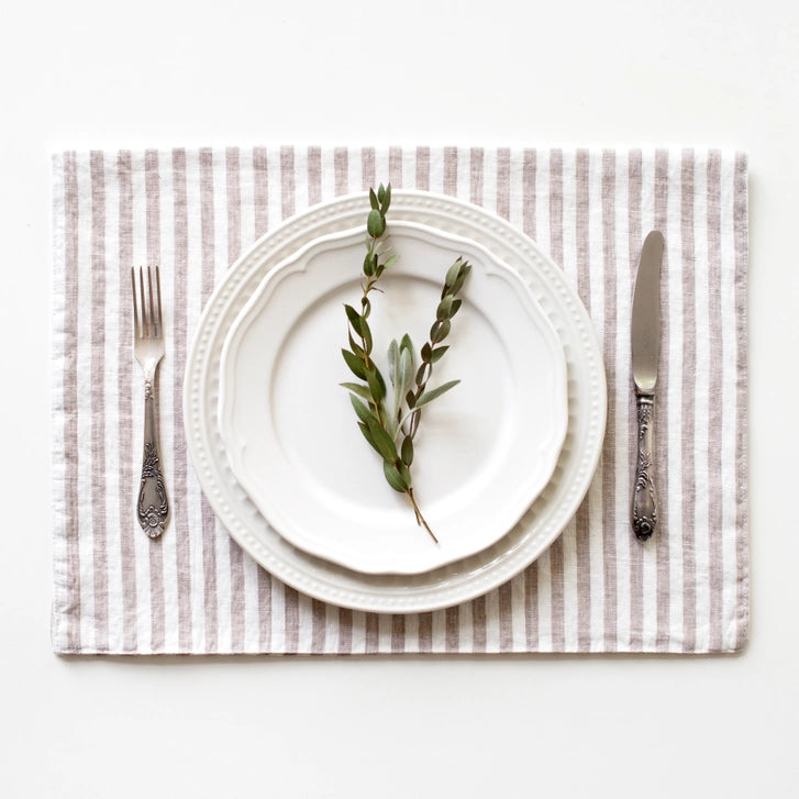 Printed Linen Placemat - Set of 6