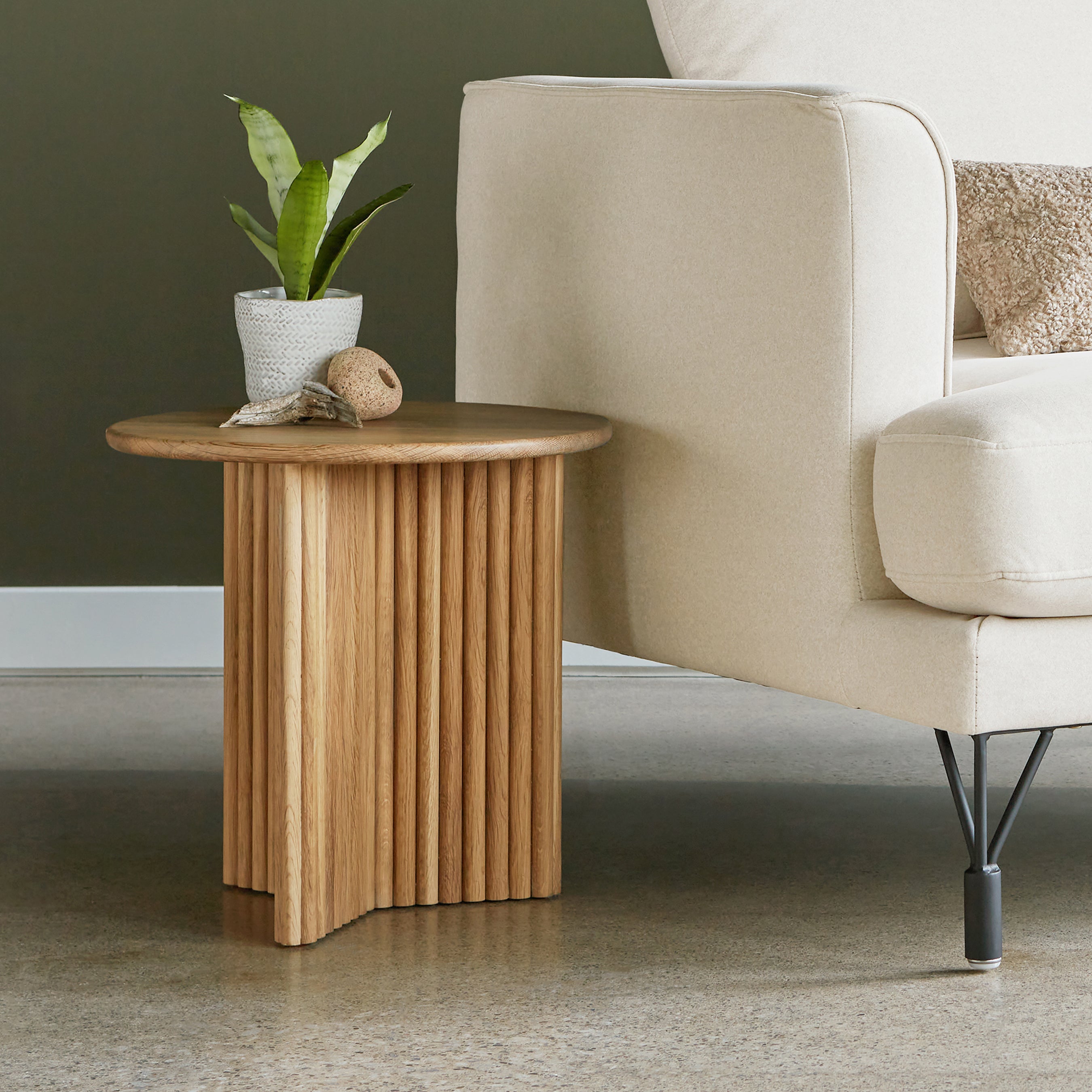 Odeon Solid Wood End Table