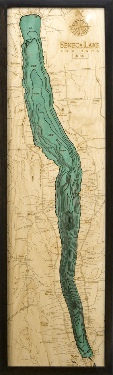 Seneca Lake Wood Chart