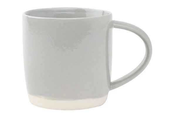 Shell Bisque Porcelain Mug, Set of 4