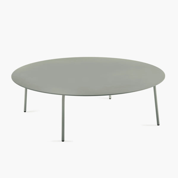 August Aluminum Round Side Table