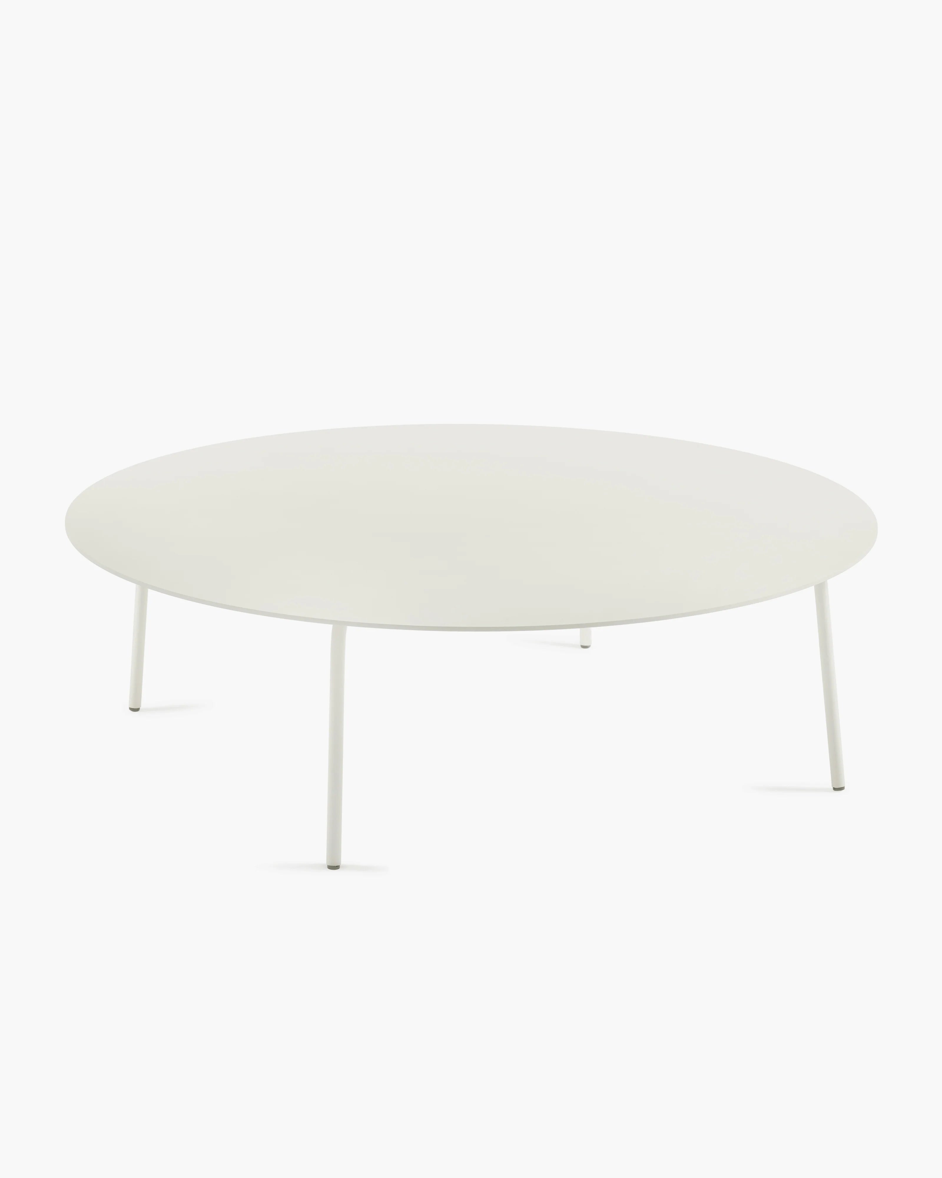 August Aluminum Round Side Table