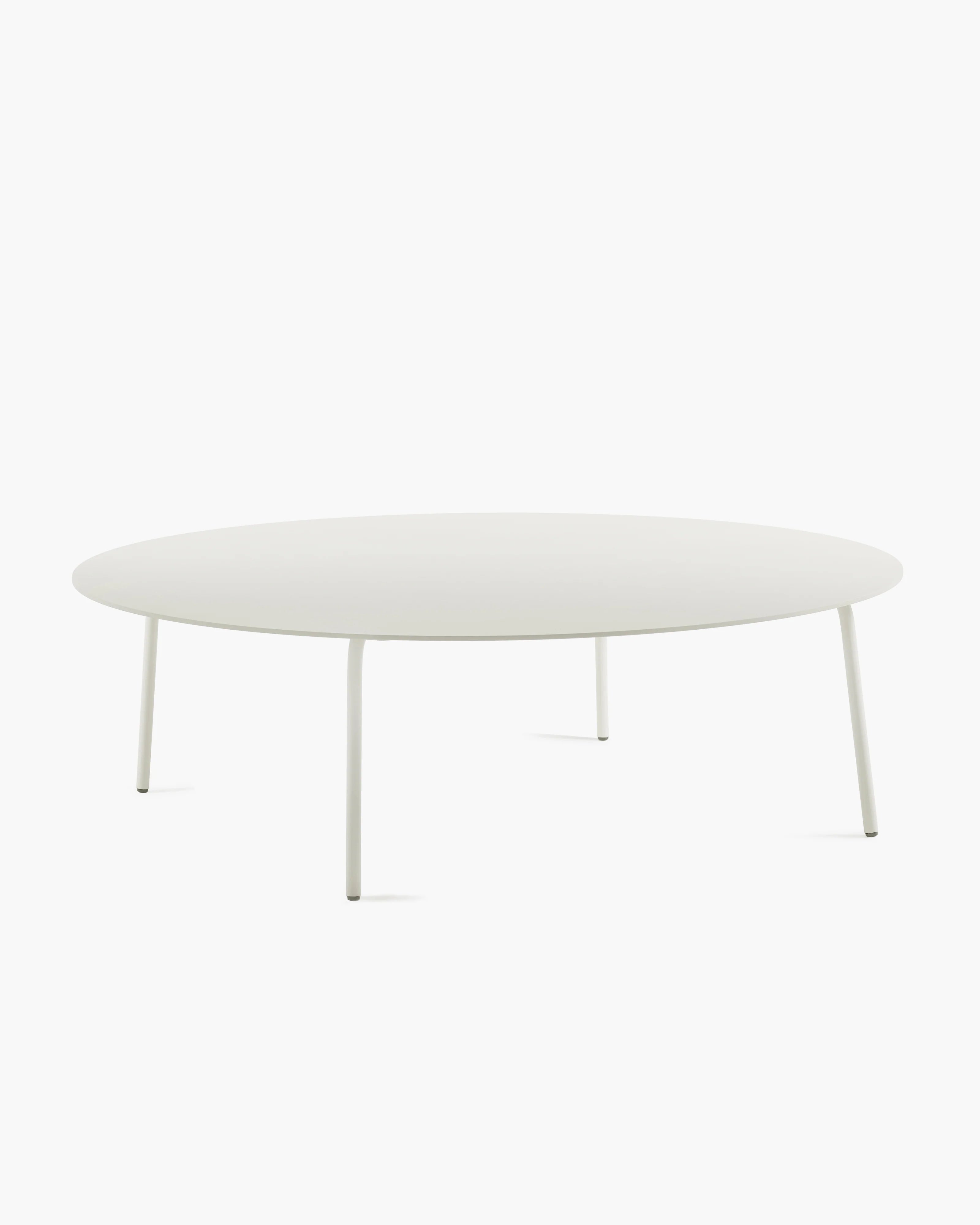 August Aluminum Round Side Table