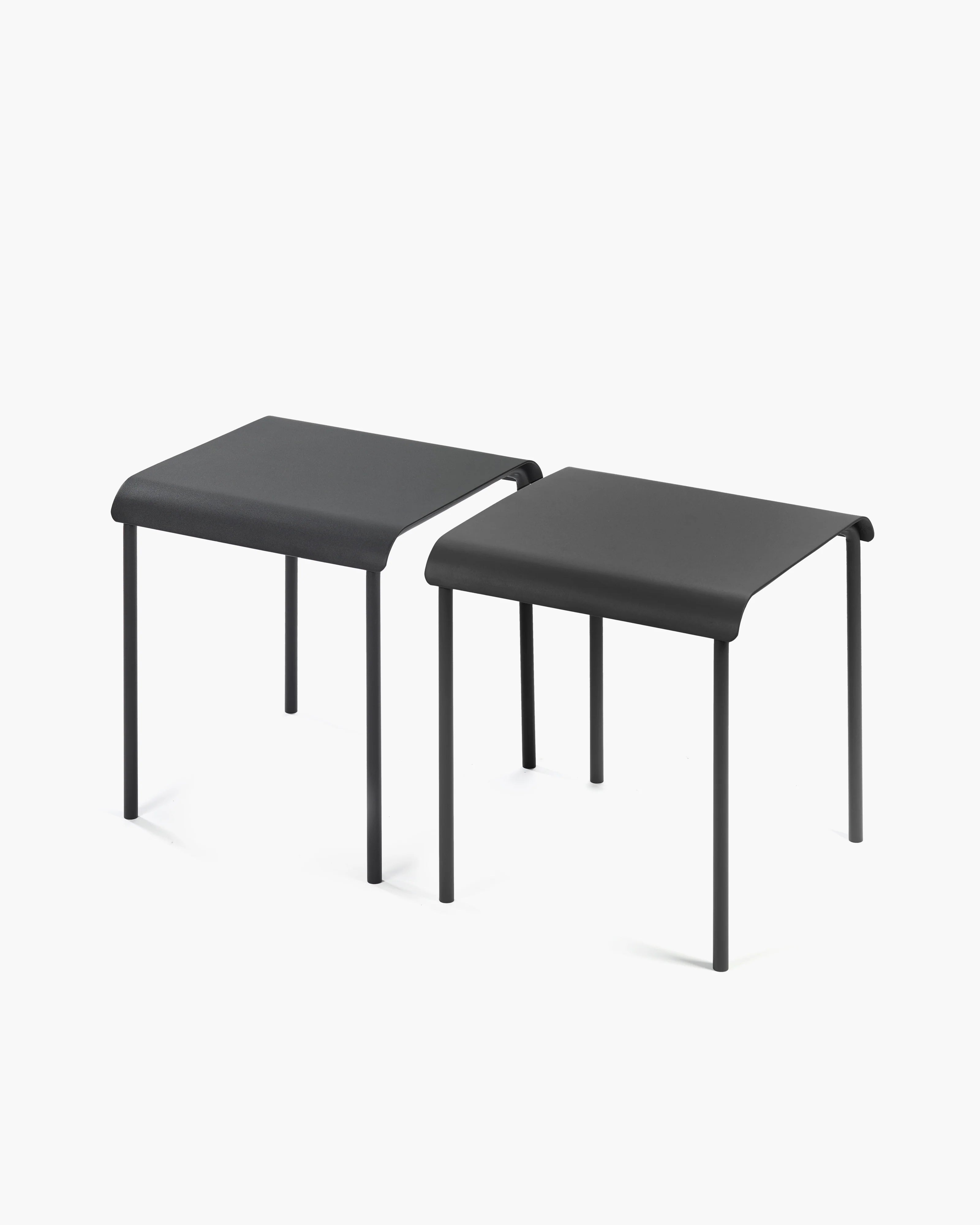 August Aluminum Stool