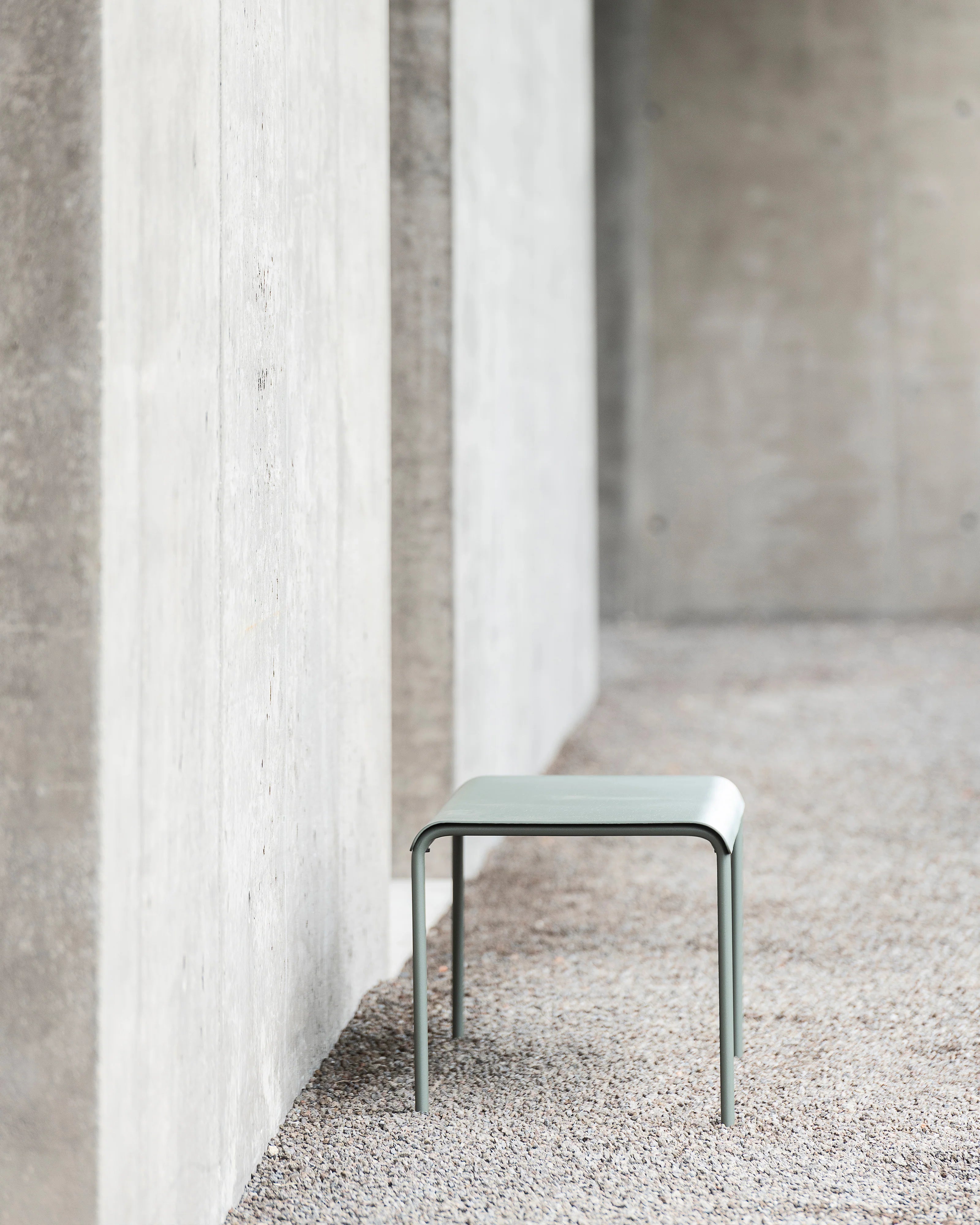 August Aluminum Stool