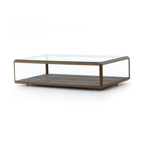 Shagreen Shadow Box Coffee Table