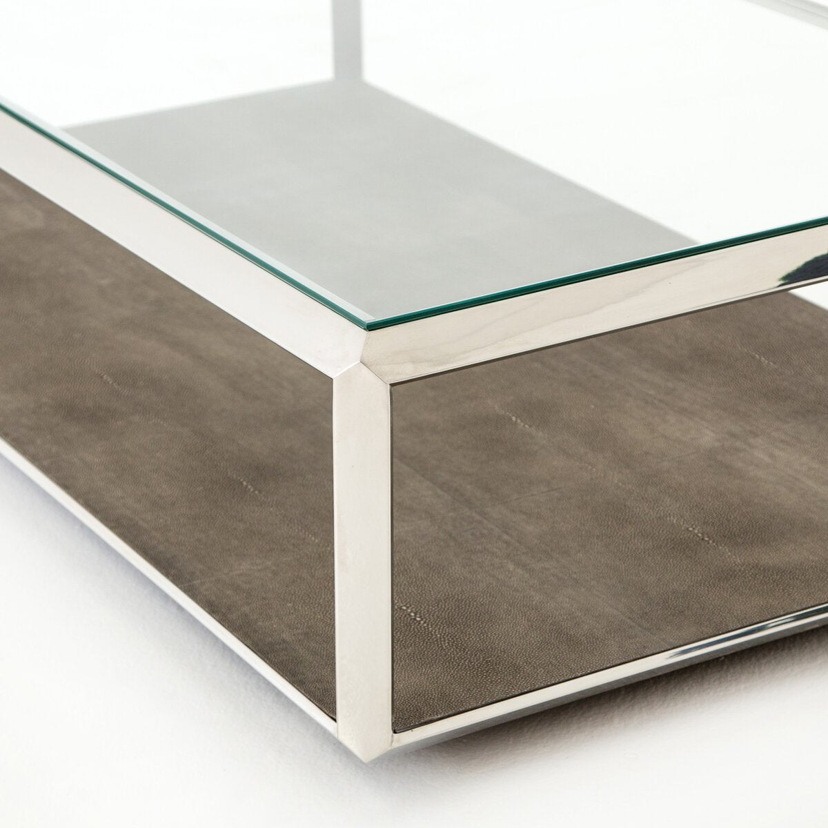 Shagreen Shadow Box Coffee Table