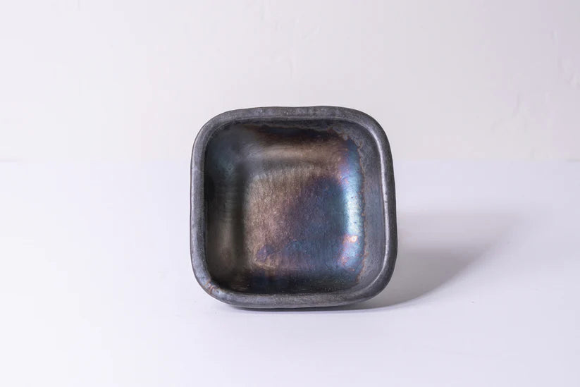 Longpi Pottery Square Bowl