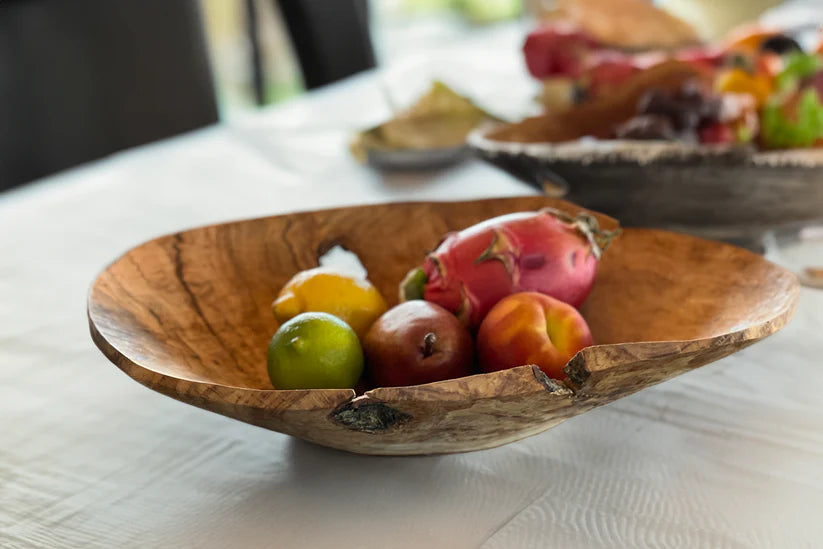 Olivewood Root Fruit Bowl