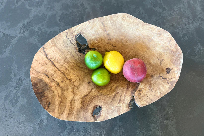 Olivewood Root Fruit Bowl