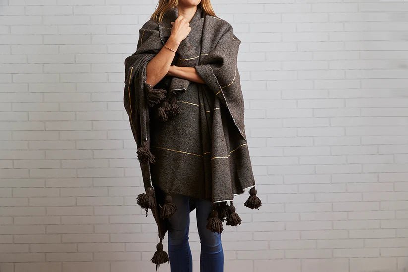 Moroccan Tasseled Blankets