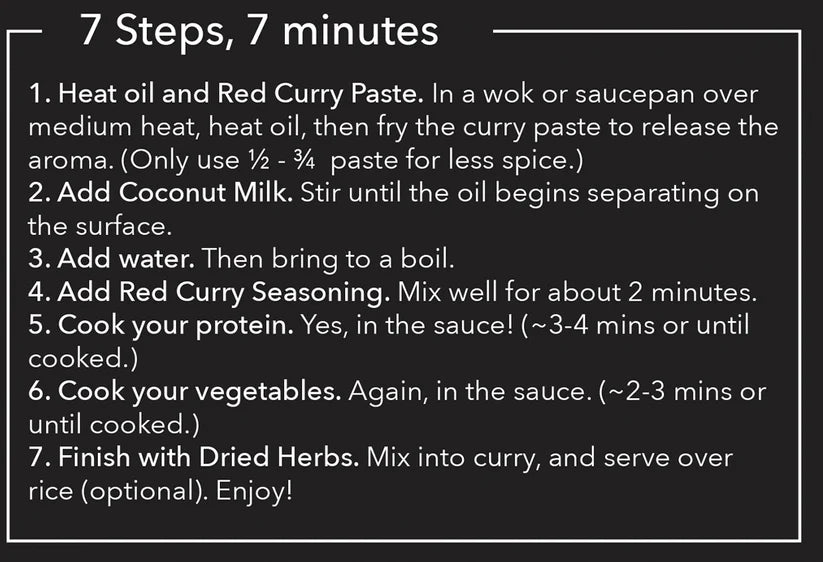 Thai for Two - Organic Red Curry Kit
