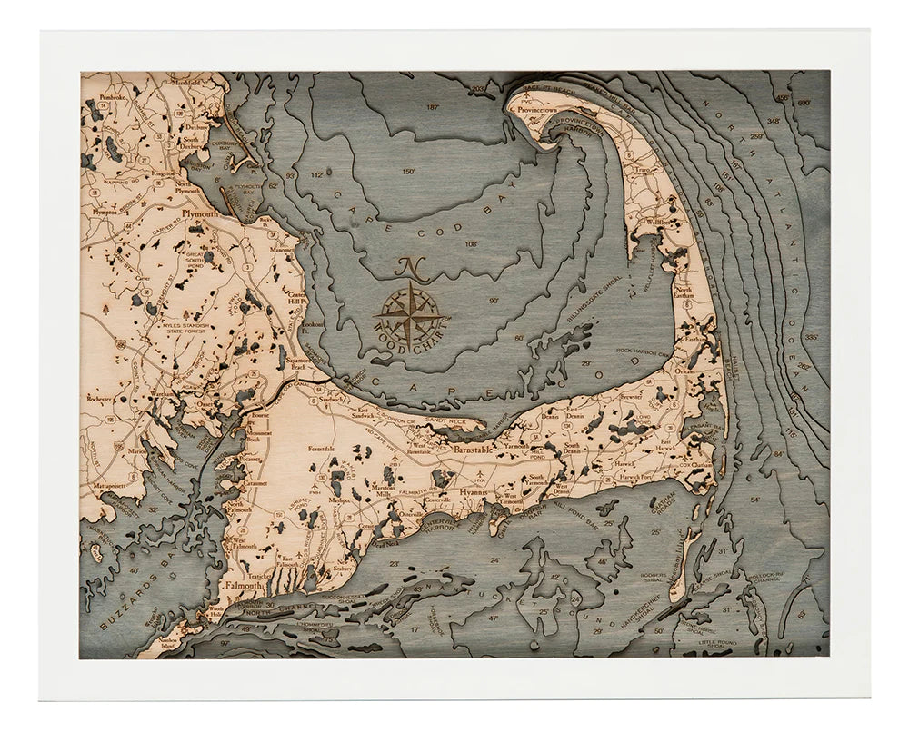 Cape Cod (Small) Wood Chart