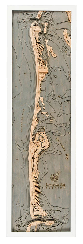 Longboat Key Wood Chart