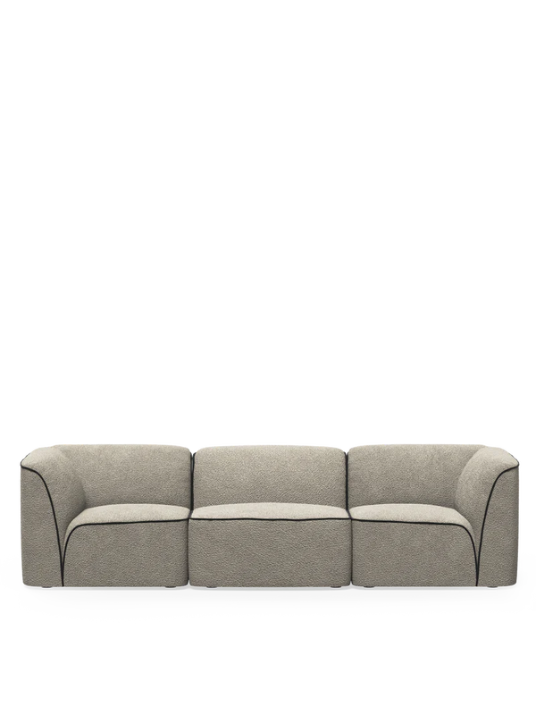 Flora 3 - Seater - Natural Boucle