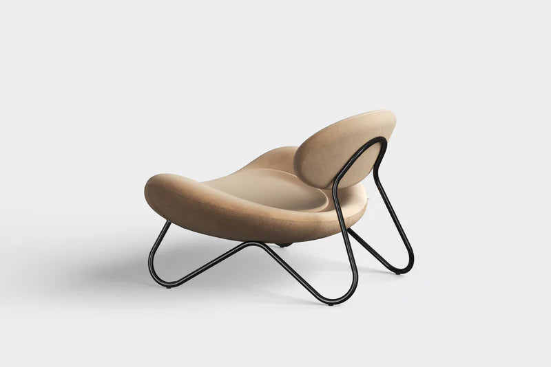 Meadow Lounge Chair - Gold Leather