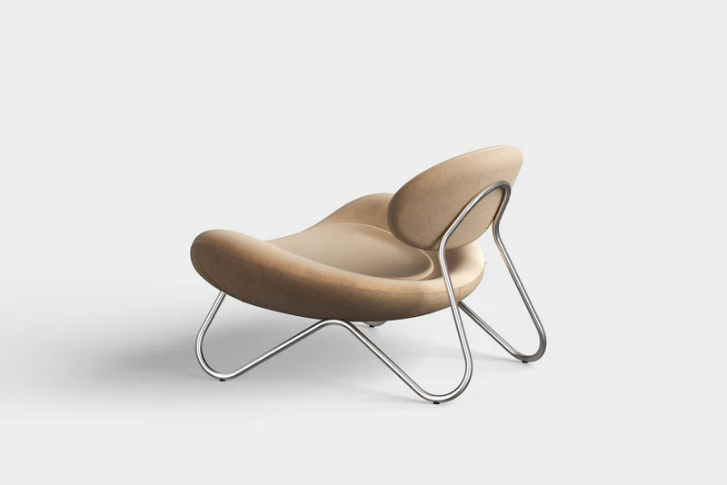 Meadow Lounge Chair - Gold Leather