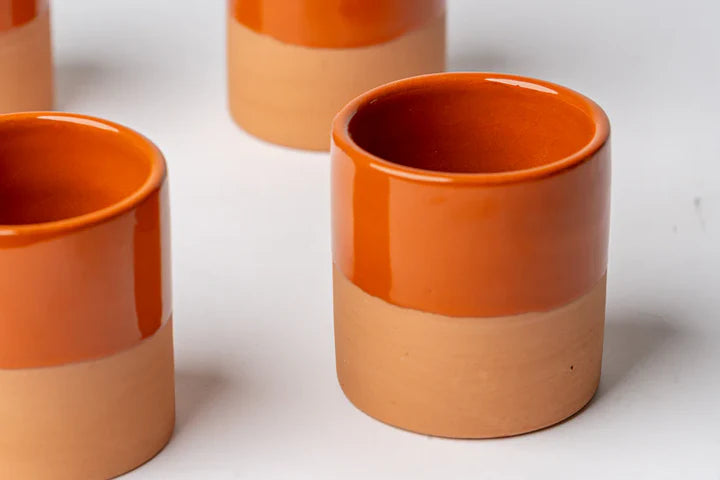 Moroccan Terracotta Cups - Set of 4