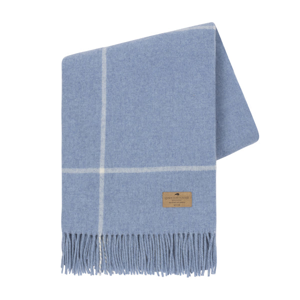 Windowpane Cashmere Throw