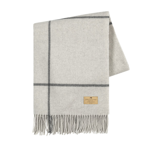 Windowpane Cashmere Throw