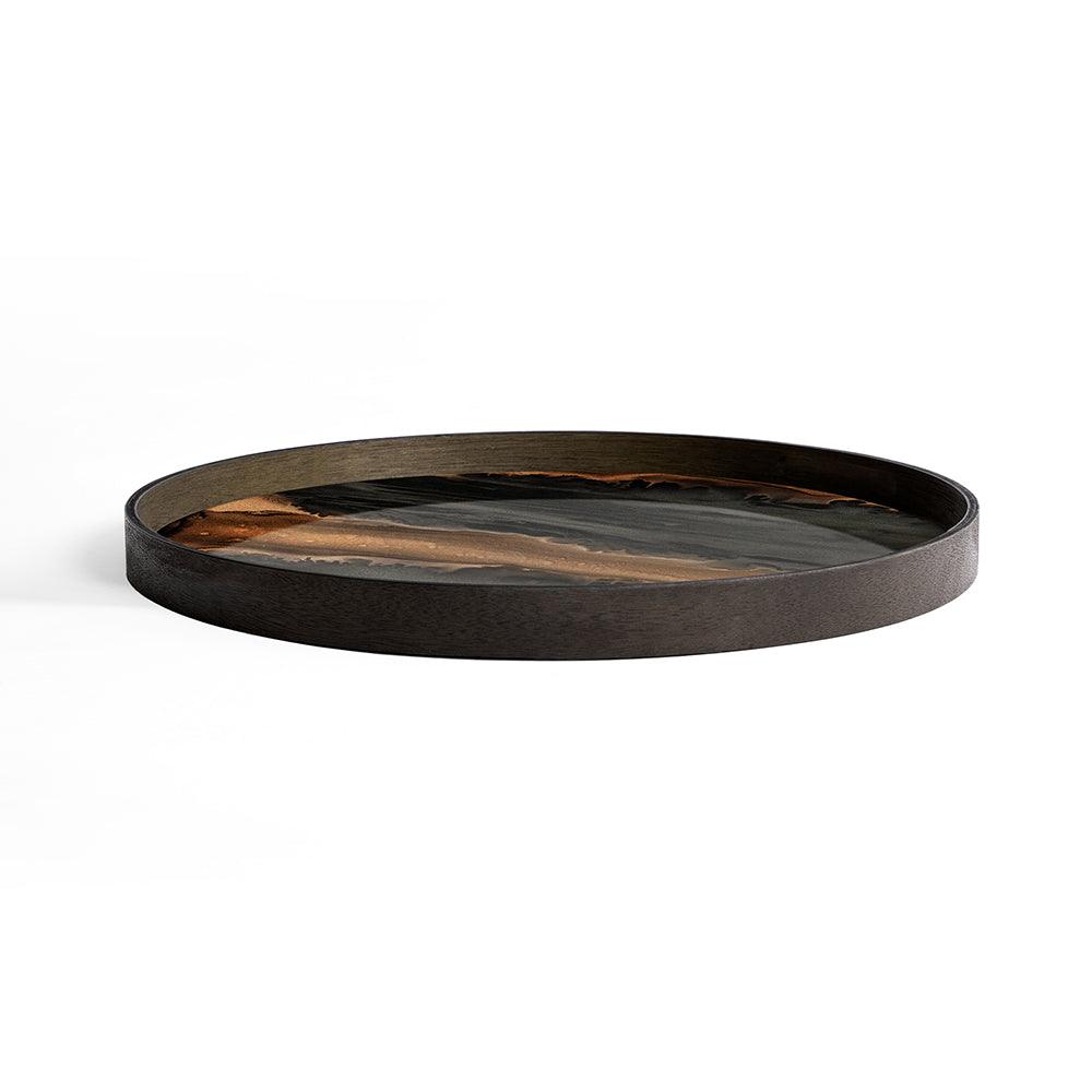 Ethnicraft DECORATIVE - Organic Large Round Glass Tray