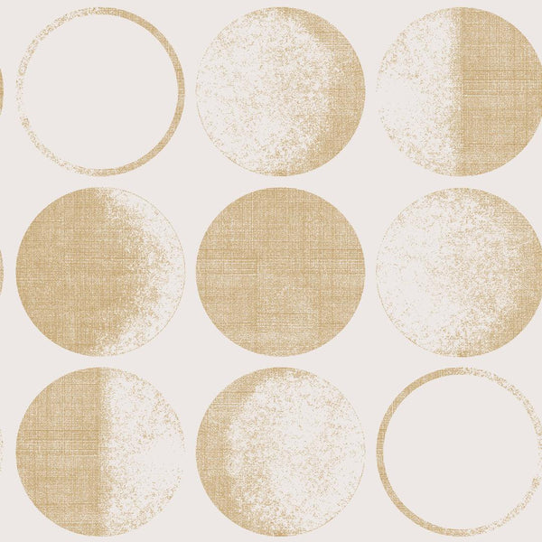 Tempaper Designs LIFESTYLE - Moons Ivory Peel and Stick Wallpaper