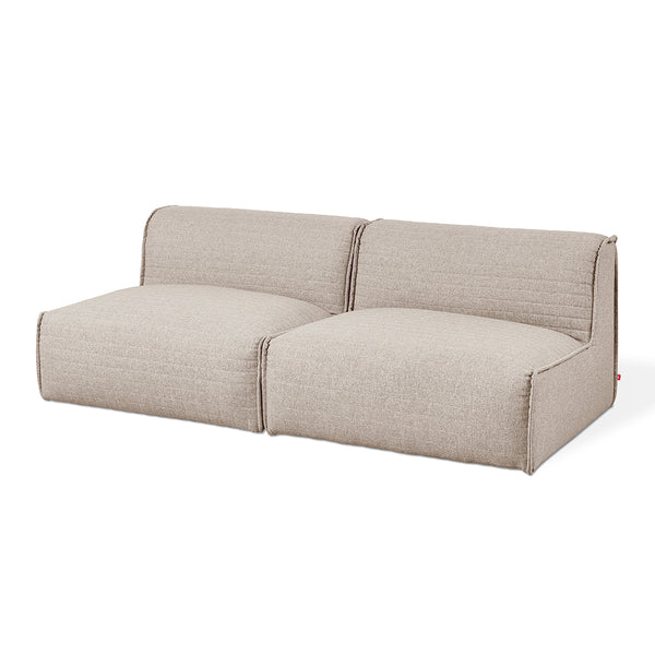 Nexus Modular 2-Piece Armless Sofa
