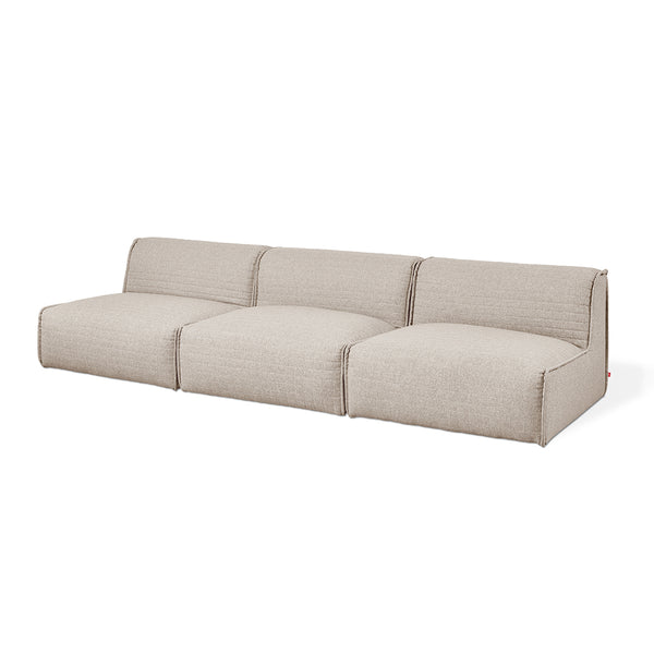 Nexus Modular 3-Piece Armless Sofa