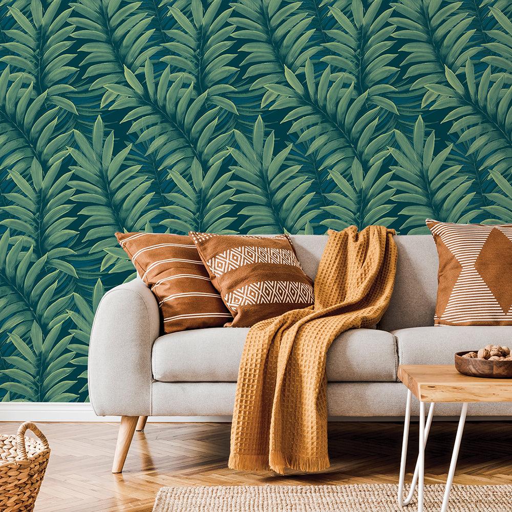 Tempaper Designs LIFESTYLE - Palm Leaves Peel and Stick Wallpaper