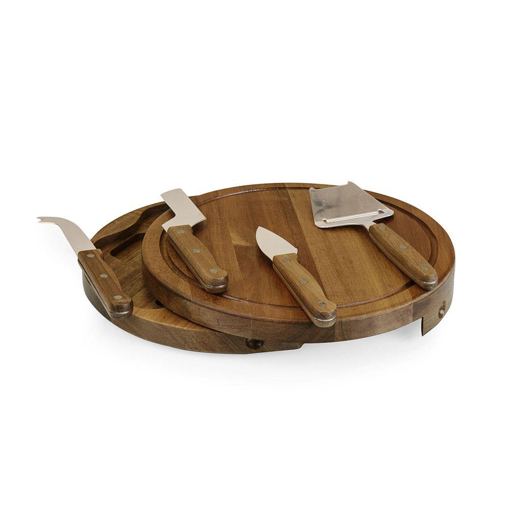 Picnic Time TABLETOP - Acacia Circo Cheese Board and Tools Set