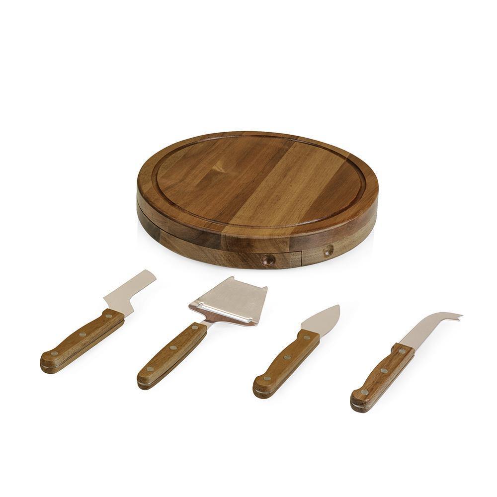 Picnic Time TABLETOP - Acacia Circo Cheese Board and Tools Set