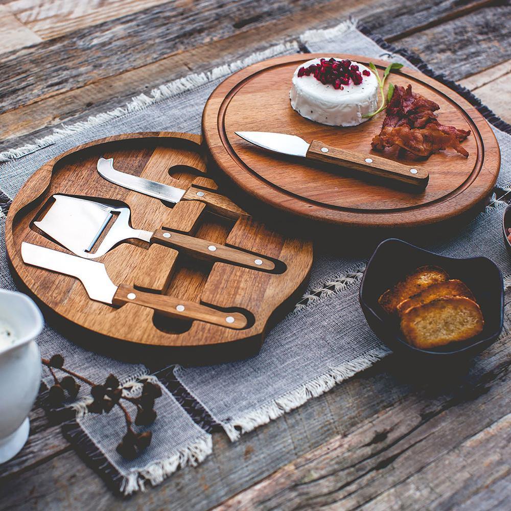 Picnic Time TABLETOP - Acacia Circo Cheese Board and Tools Set