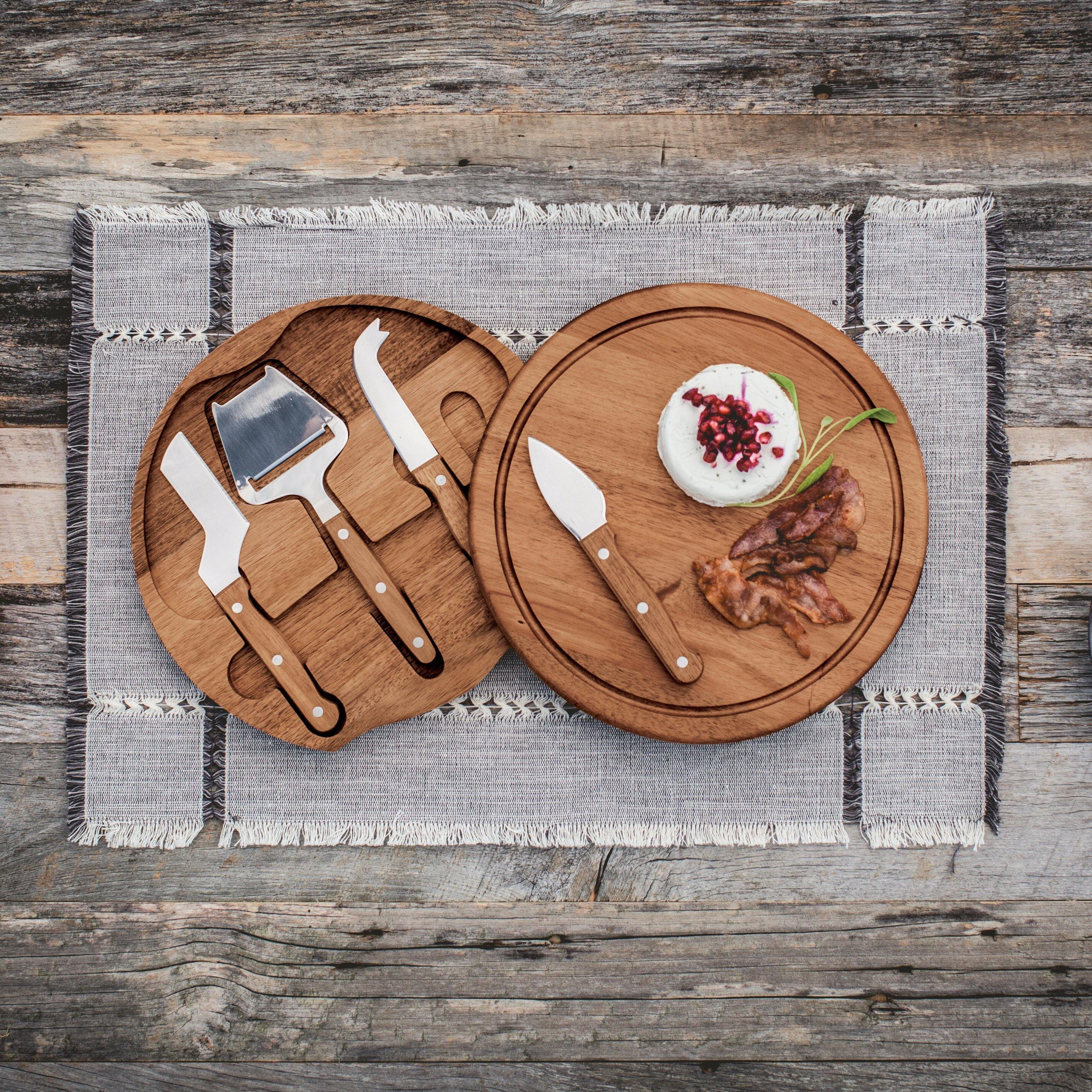 Picnic Time TABLETOP - Acacia Circo Cheese Board and Tools Set