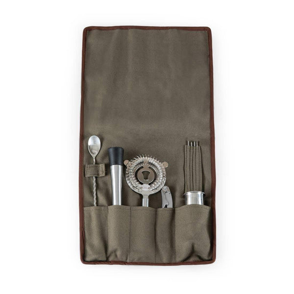 Picnic Time TABLETOP - Bar Tools Roll Up Kit
