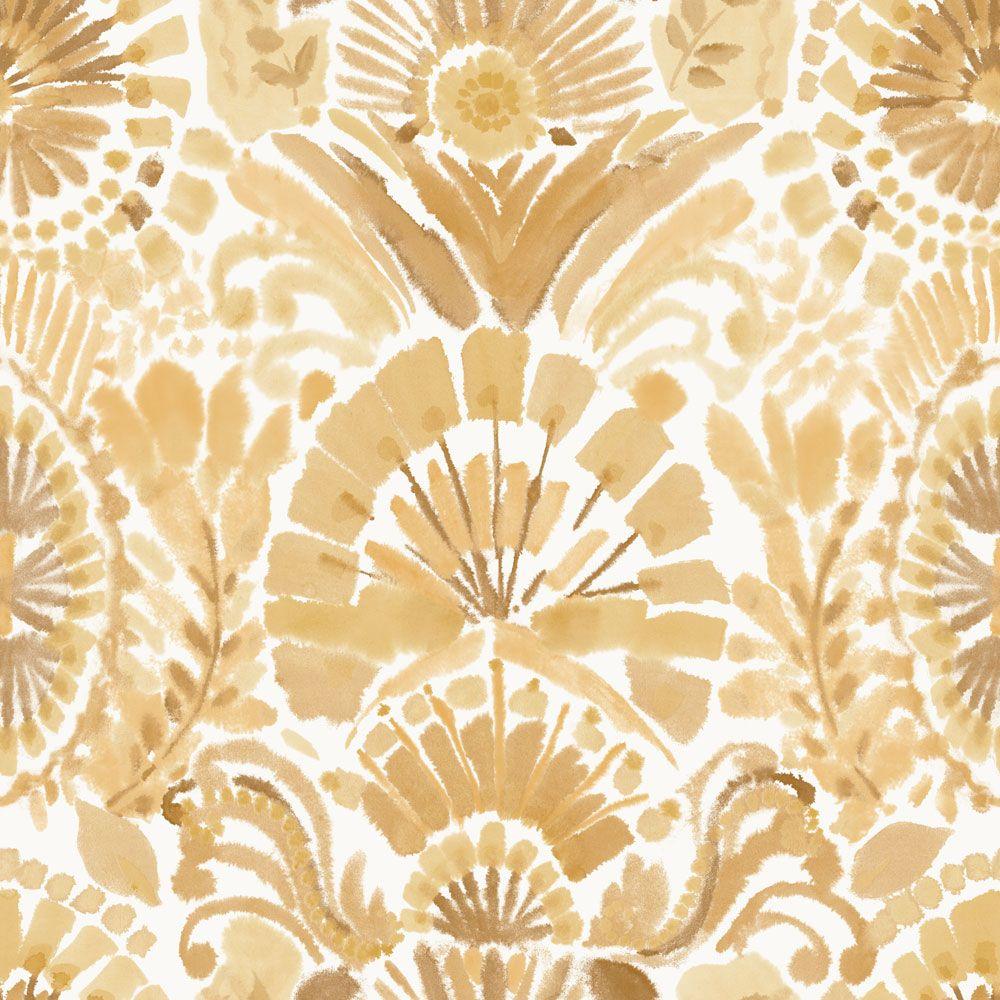Tempaper Designs LIFESTYLE - Yellow Bohemia Peel and Stick Wallpaper