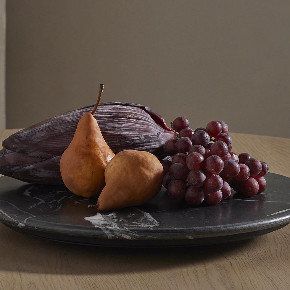 Four Hands TABLETOP - Black Marble Lazy Susan