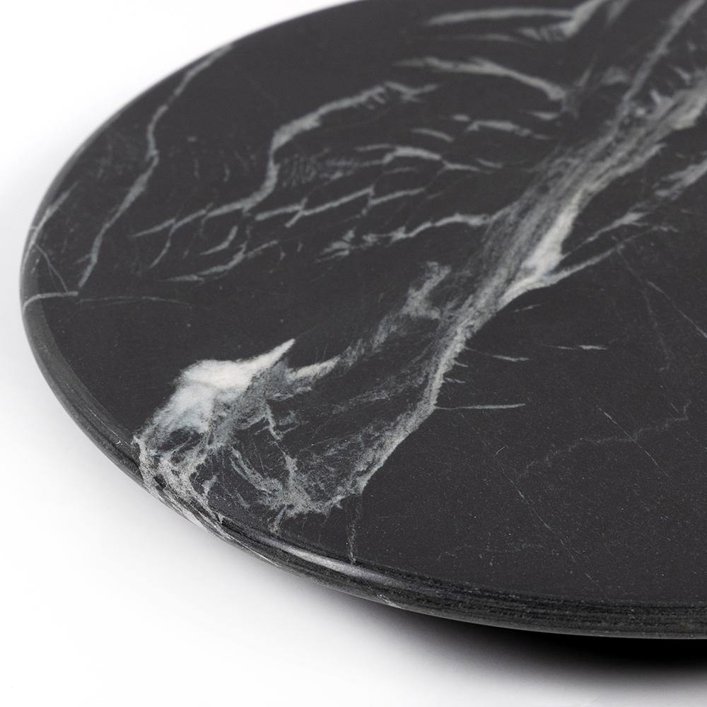 Four Hands TABLETOP - Black Marble Lazy Susan