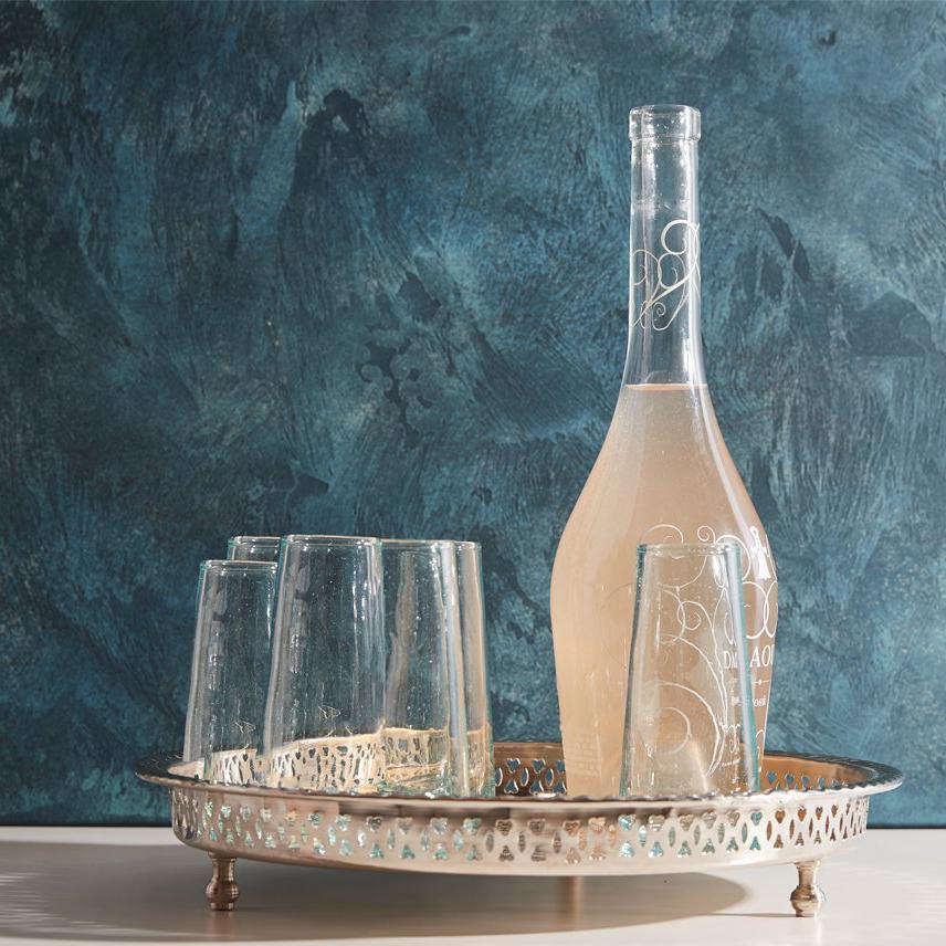 Verve Culture GLASSWARE - Moroccan Cone Champagne Glasses-Set of 6