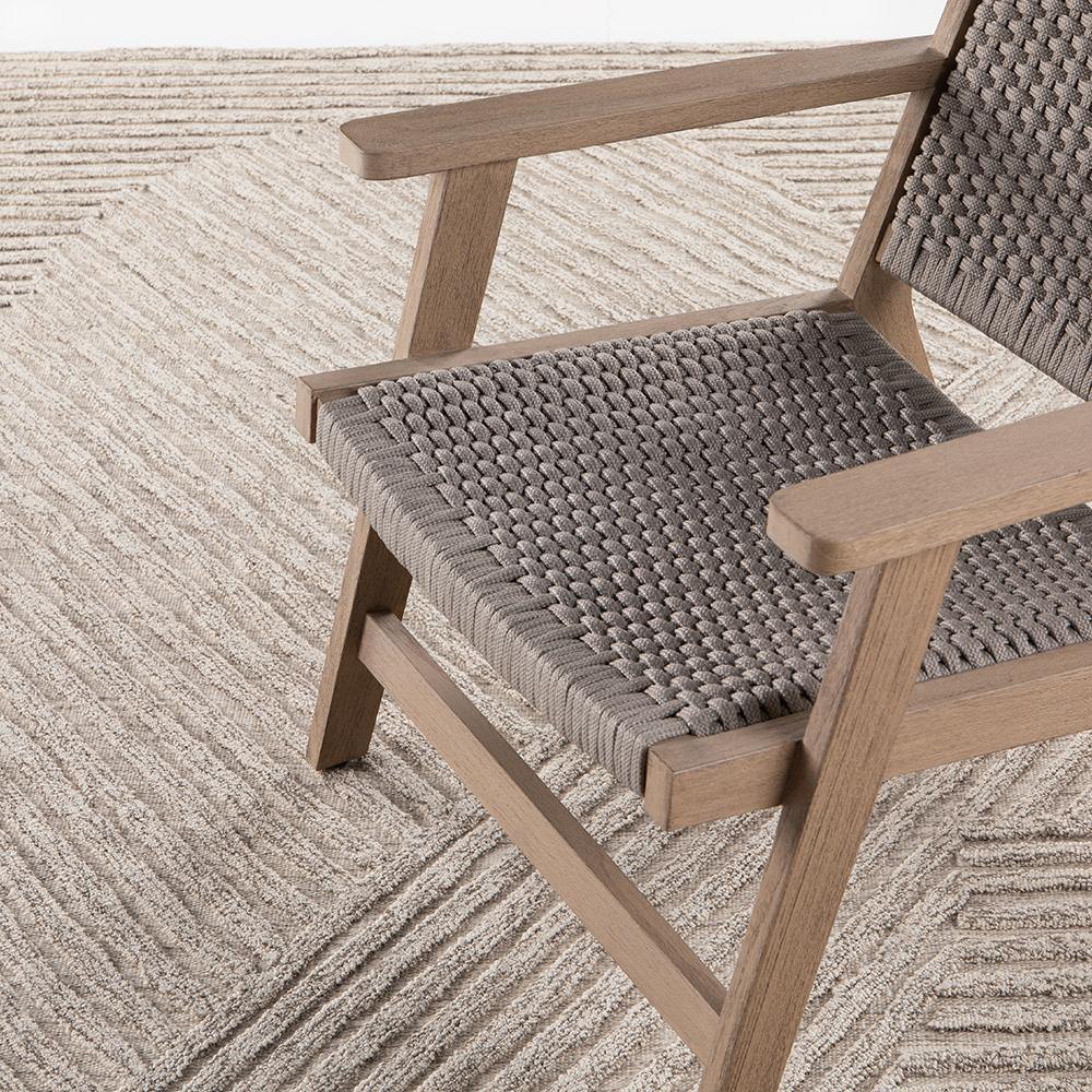 Four Hands TEXTILES - Chasen Outdoor Rug - Heathered Natural