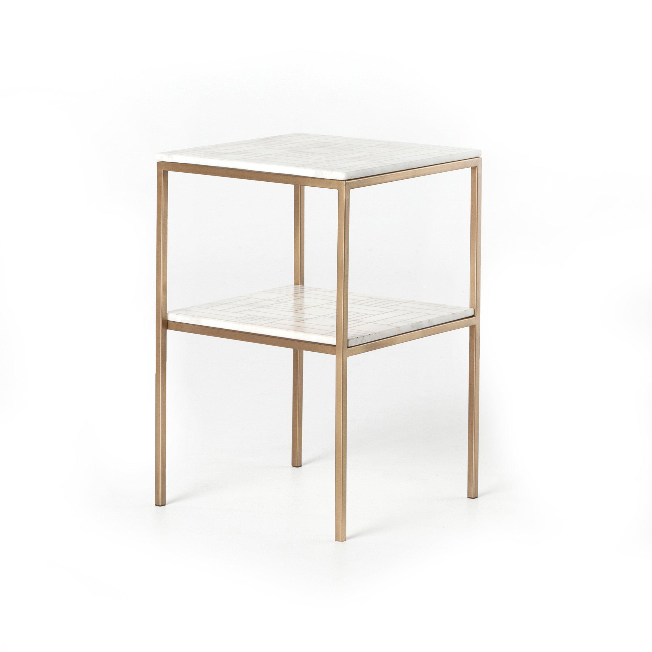 Four Hands FURNITURE - Clarendon Marble Side Table
